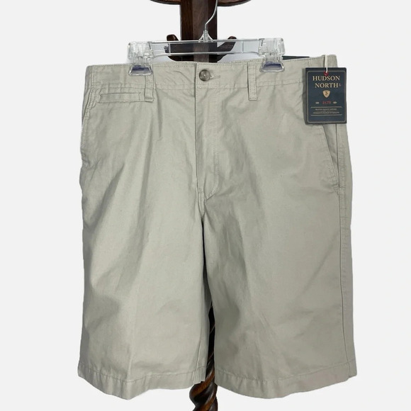 Hudson North Shorts Flat Front Stone Colour Size 32 Men’s Golfing Outdoor - Picture 1 of 13